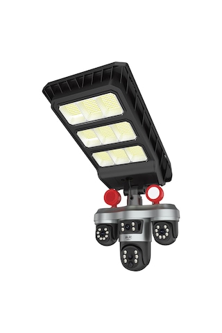 Blic Blm-102 4g Lte Wifi 13w Solar 3 Lens 9mp Dış Mekan Ip Kamera Güneş Panelli Kablosuz Güvenlik