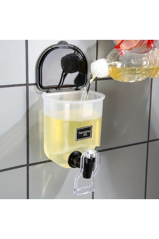 Techbloom 1 Adet Şeffaf Duvara Monte Şampuan Ve Deterjan Saklama Şişesi Black Kapaklı Mutfak Ve Banyo Organizasyonu İçin Dayanıklı Plastik Modern Tasarım 11.8x5cm Çift Kişilik