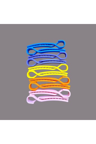 Croc Plastik Saç Pensi 10lu - Profesyonel - Kuaför Tipi, Ergonomik, Pratik