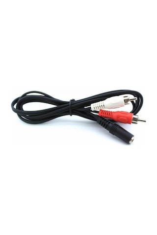 Electroon 2Rca Erkek -3.5Mm Stereo Dişi Aux Kablo 1.5Metre