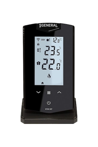 General HT500 SET Kablosuz Akıllı Oda Termostatı Siyah