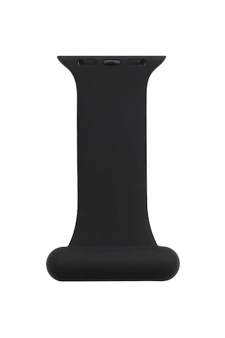 Apple Uyumlu Watch Kordon 44mm Çanta Gömlek Askılı Silikon Kordon 44
