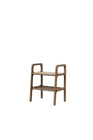 Woodesk Arce, Ahşap Kitaplık, Komodin, Raf, 50x65, Tik Renk