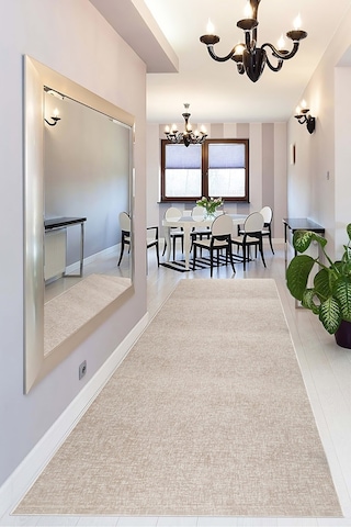 Yıkanabilir Kaymaz Tabanlı Briella Kesme Rulo Halı