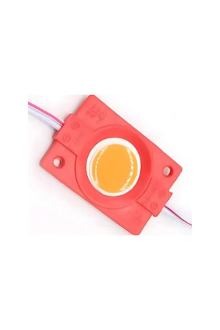 Tekli Su Geçirmez 12 Volt 2.4 Watt Modül Led Kırmızı 10 Adet