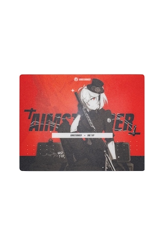 Dream Gamer Aim Stormer Thunder Glass Mousepad - Speed Yüzey Red-450 X 400 Mm