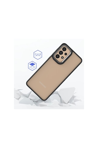 Khayra Galaxy Uyumlu A72 Kılıf Flora Kapak - Siyah Siyah