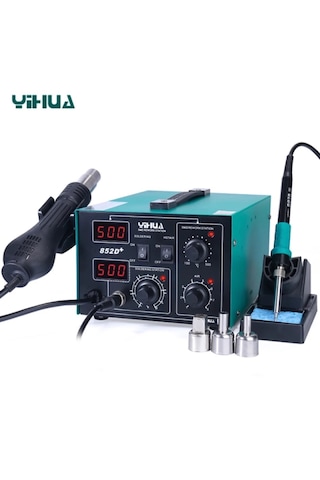 Yihua 852d+ Brushless Sıcak Hava Ve Lehimleme İstasyonu 740w