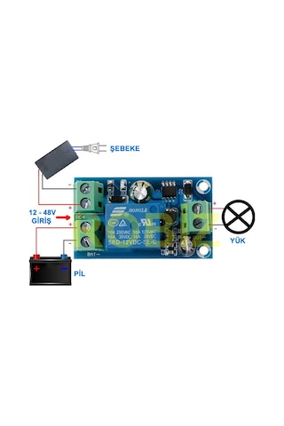 Dc12v / 48v Ups Modül Enerji Kesintisi Acil Durum Güç Kaynağı