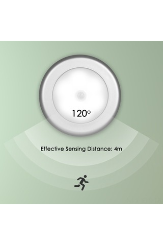 Symbee 3'lü Akıllı Hareket Ve Işık Sensörlü Led Gece Lambası, Pil İle Çalışır, Çift Taraflı Bantlı, Ch-613 Diğer