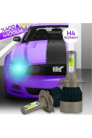 Renault Megane 4 H7 Kısa Far Xenon Led Şimşek Etkili Buz Mavi