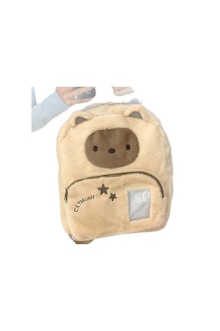 Charhp&kejnt Resmi Otantik Yeni Yavru Kedi Peluş Sırt Çantası Sevimli Büyük Kapasiteli Okul Çantası Komik Sırt Çantası Diğer