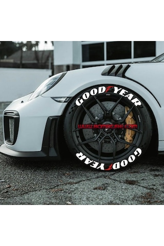 Lastik Yazısı Goodyear Bombtire 8 Adet