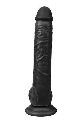 Hızlı Express Optimus Zenci Realistik Strapon Protez Dildo Penis 28 Cm