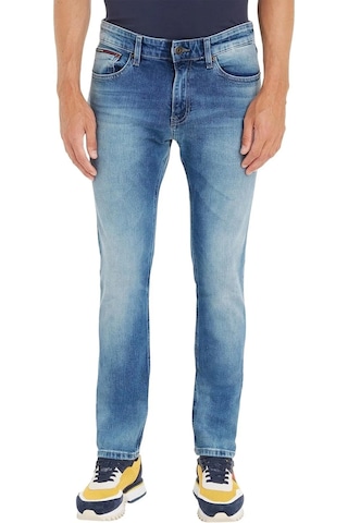 Tommy Hilfiger Erkek Denim Jeans Yazlık Kot Pantolon Açık Mavi