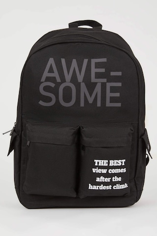 Defacto Unisex Okul Sırt Çantası A3299AXNSBK27 Siyah