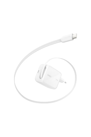 Belkin Usb-c Şarj Fişi 67 W, 1 M Geri Çekilebilir Usb-c Kablo, Us