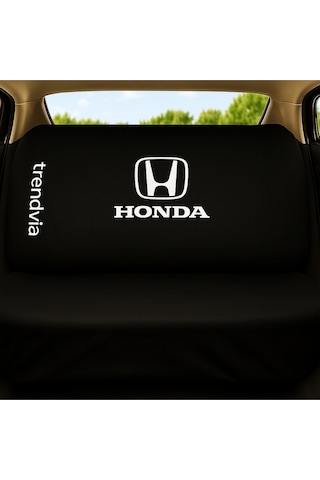 Honda Uyumlu Siyah Renk Penye Kumaş Oto Koltuk Kılıfı Takımı Ön Ve Arka Servis Kılıfı Seti