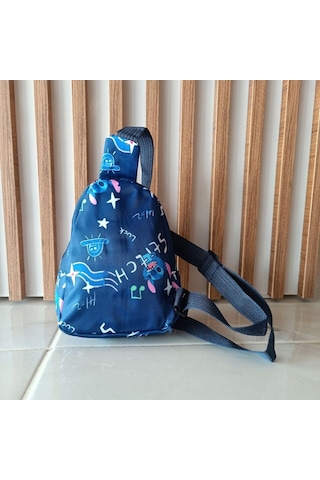 Asesstore Stich Temalı Çanta mavi