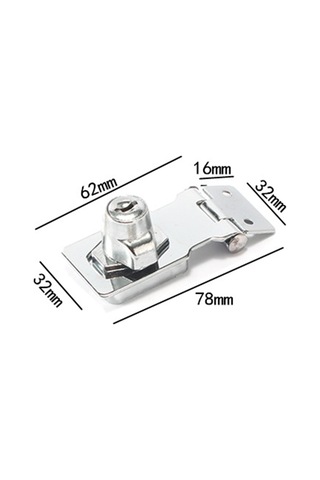 Homyl Çekmece Kapı Kilidi Taşınabilir 78mmx32mmx62mmx16mm