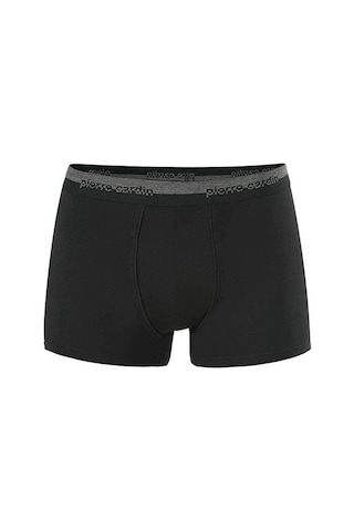 Pierre Cardin Erkek 3'lü Boxer Çizgili/düz Siyah