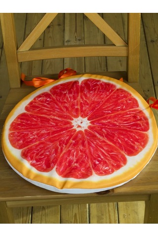 Domaletto Sandalye İçin Bağcıklı Yuvarlak Yastık, 2 Ad 479654975 Altın Rengi