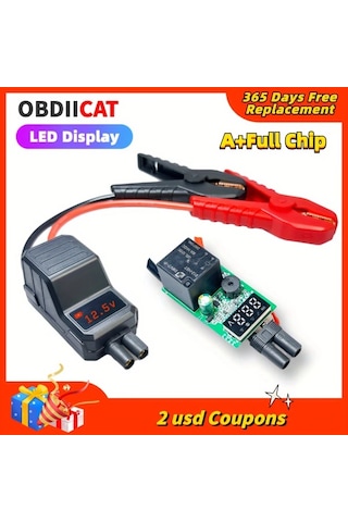 Xuweiwei 1 Adet Led Klips Araç Pil Kelepçe Klipsleri İçin Akıllı Led Acil Yönlendirici Kablo Ec5 Kırmızı Siyah Bağlayıcılar İle