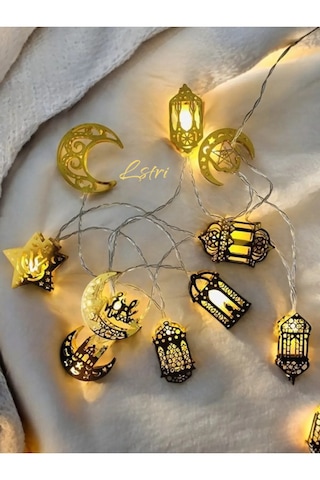 Ramazan Süsü 10 Parça Süsleme Seti 11 Ayın Sultanı Bayramı Led