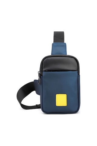 Youtek Erkek Nylon Casual Çapraz Çanta - Koyu Mavi, Hafif Ve Fonksiyonel, 19x13x4cm Koyu Mavi