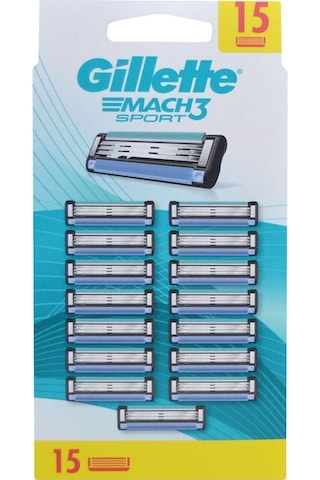Gillette Mach3 Sport Yedek Tıraş Bıçağı 15'li Gillette Mach3 Sport Yedek Tıraş Bıçağı 15'li