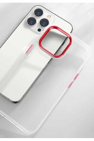 Apple Uyumlu iPhone 13 Pro Max Zore Krom Kapak