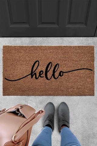 Evaşk Kapı Önü Paspası Vinil Tabanlı Kıl Ko ko Paspas Model:cc481-33