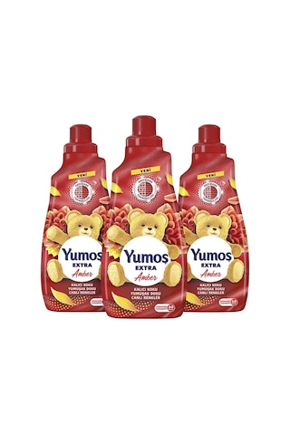 Yumoş Extra Konsantre Çamaşır Yumuşatıcısı Amber 3 x 1440 ML
