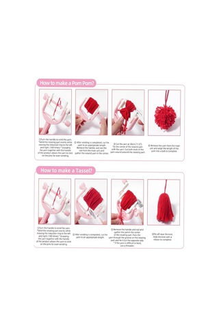 Pom Pom Yapma Püskül Yapma Aleti Aparatı