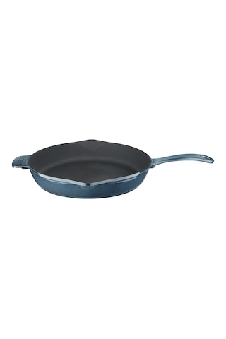 Lava Döküm Yuvarlak Kızartma Tavası Metal Saplı 28 CM Majolica