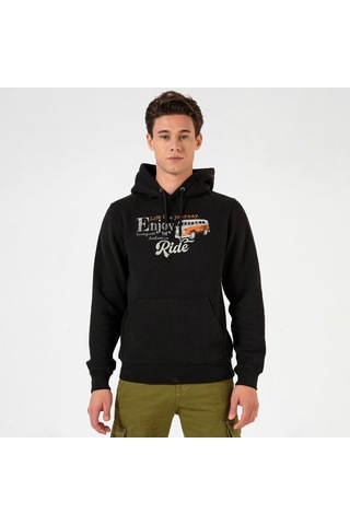 Routefield Hyper Erkek Sweatshirt Siyah Siyah