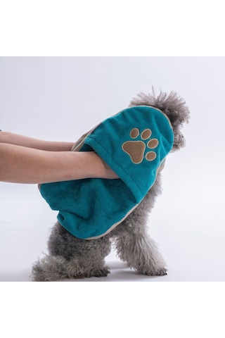 Turquoise Turkuaz Evcil Hayvan Kurulama Havlusu-köpek Kurulama Havlusu- Kedi Kurulama Havlusu