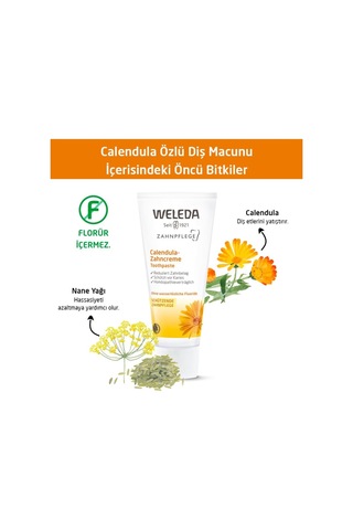 Weleda Calendula Özlü Organik Diş Macunu 75 ML