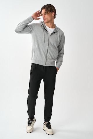 Dechers Tech Fleece Double Face Kapüşonlu Erkek Eşofman Takım E213-20 Açık Gri