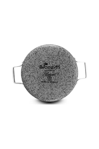 Brioni Stone-h 22 Cm Çizilmez Yanmaz Yapışmaz Kapaklı Sahan Sh-121 Gri