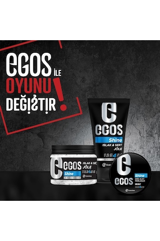 Lexroo Egos Shine Islak Sert Saç Jölesi 400 Ml