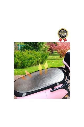 Özel Üretim Alüminyum Koltuk Kılıfı Dayanıklı Lastikli Su Geçirmez Motor Sele Güneşliği 60 Cm X35 Cm