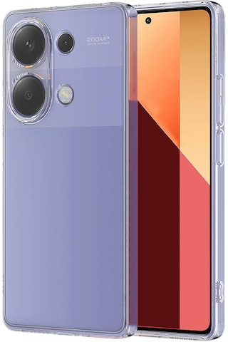 Zore Redmi Note 13 Pro 4g Kılıf Msra Süper Silikon Kapak - Renksiz Renksiz