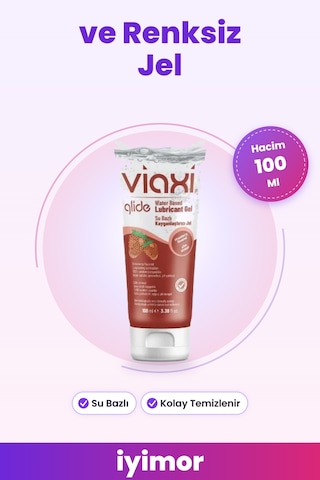 Çilek Aromalı Su Bazlı Ve Renksiz Kayganlaştırıcı Jel İyimor