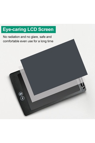 Geeksen 10 İnç Lcd Çizim Tableti, Taşınabilir Dijital Yazı Tahtası, Renkli Ekran, Stylus Kalem Dahil
