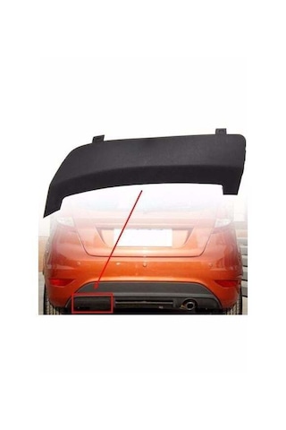 Ford Fiesta Mk7 Arka Tampon Çeki Demiri Kapağı 2009-2017 Çeki Kanca Kapağı Oem 8a61-17k922-ab Siyah