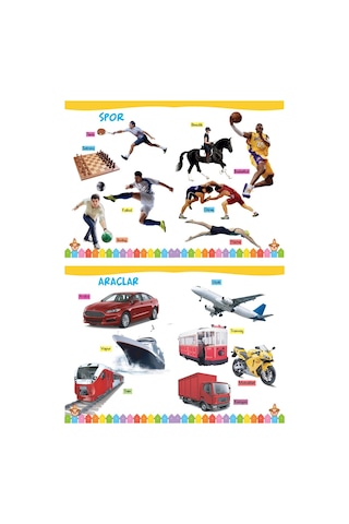 2-6 Yaş İlk Kelimelerim Seti 850 Kelime Öğreten 5 Kitap