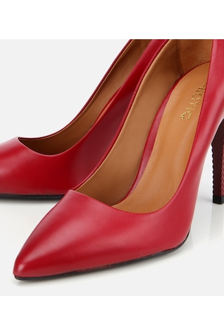 Hotiç Kadın Deri Kırmızı Yüksek Topuklu Stiletto 01ayh312580a750 01ayh312580a750 Kırmızı