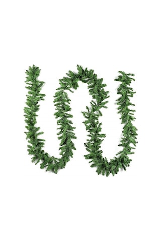 Yeşil Garland Yeşil Çam Dalı 3 Metre Uzunluk 25 Cm Çap Noel Garland Yılbaşı Süsleri Green Garland Decor Christmas Diğer