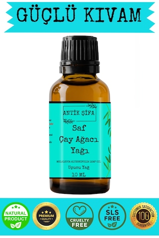 %100 Saf Çay Ağacı Uçucu Yağı Ve Limon Uçucu Yağı - 10ml + 10ml 20 ML